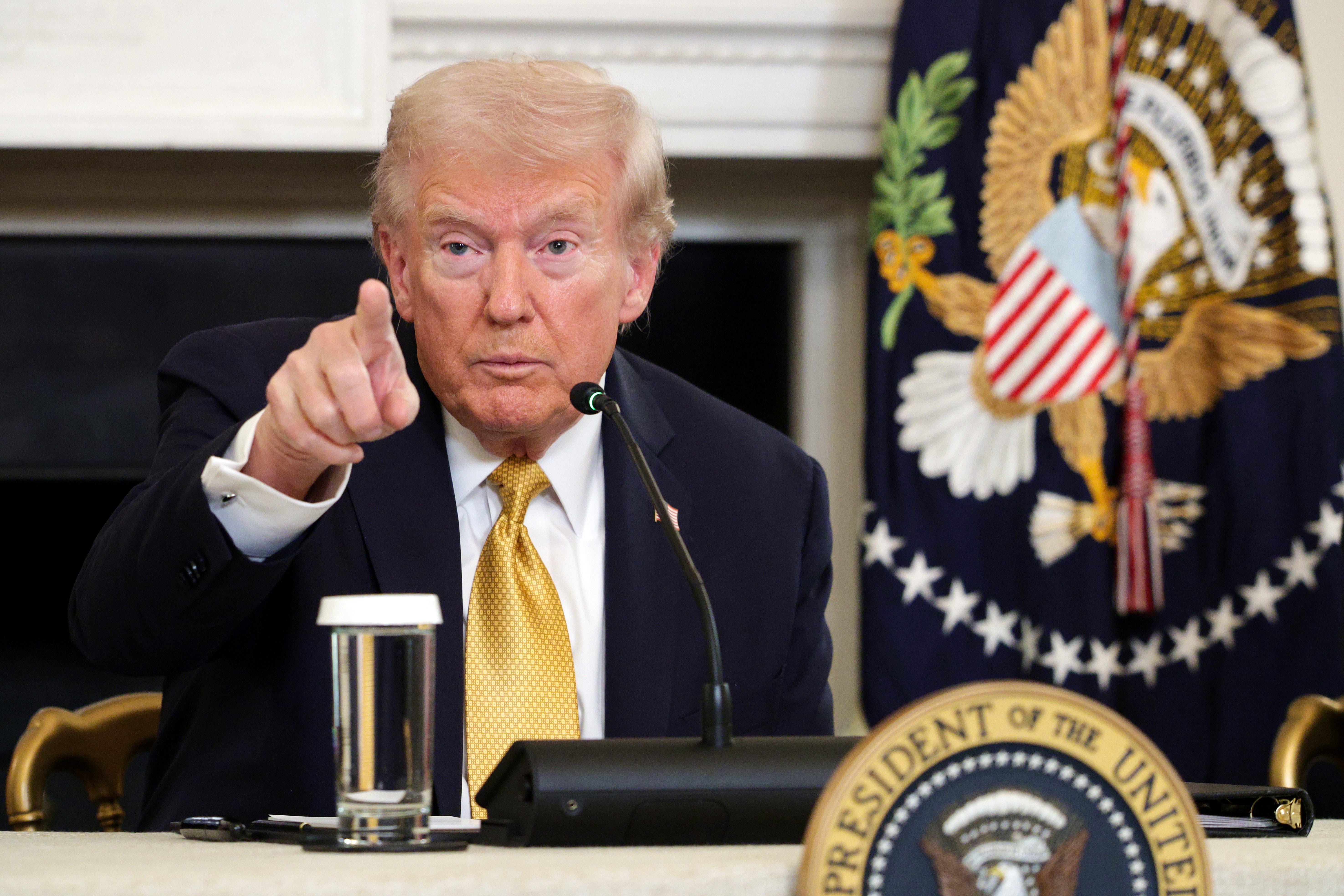 Donald Trump in October 2025.