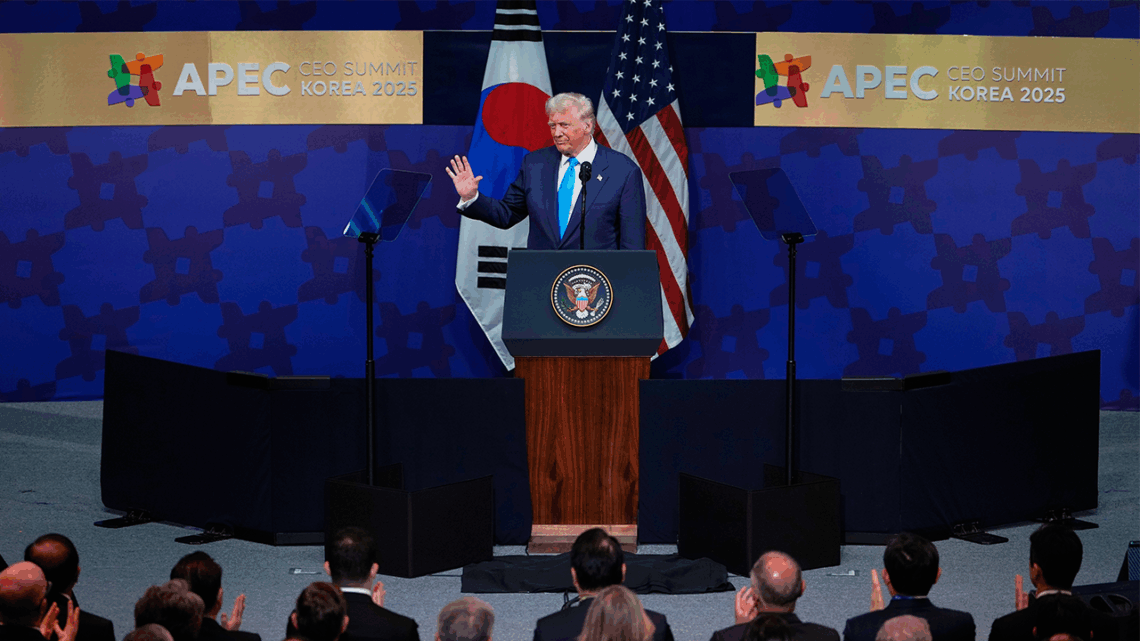 Trump visits South Korea as he attempts to secure billions in investment