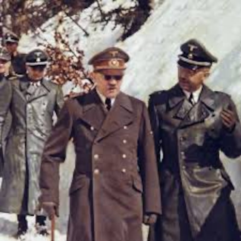 One X user posted a photo of Nazi leader Hitler and his SS cronies in trenchcoats similar to that worn by Gregory Bovino.