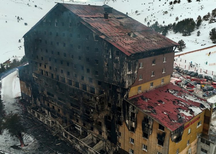 Turkish prosecutors hand 11 people life sentences over ski resort blaze