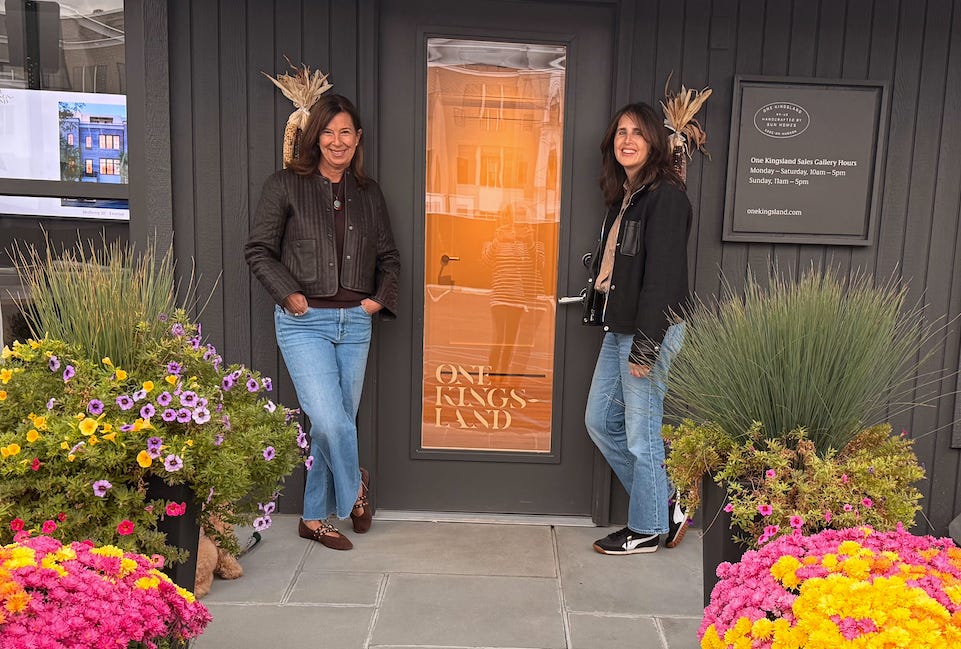 Stephanie Falk (left) and Judy Cooperman.