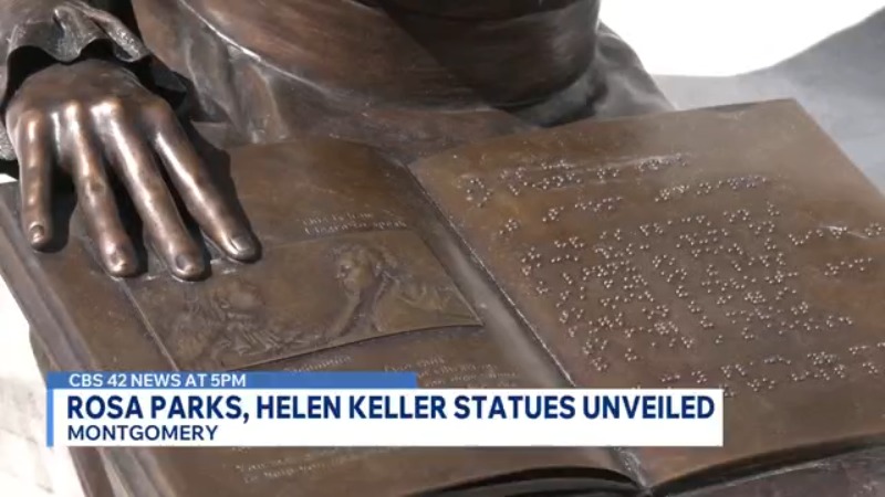 Two new statues unveiled at Alabama state capitol