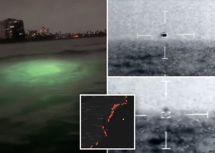 UFO tracker shows thousands of eerie underwater objects lurking along US coasts