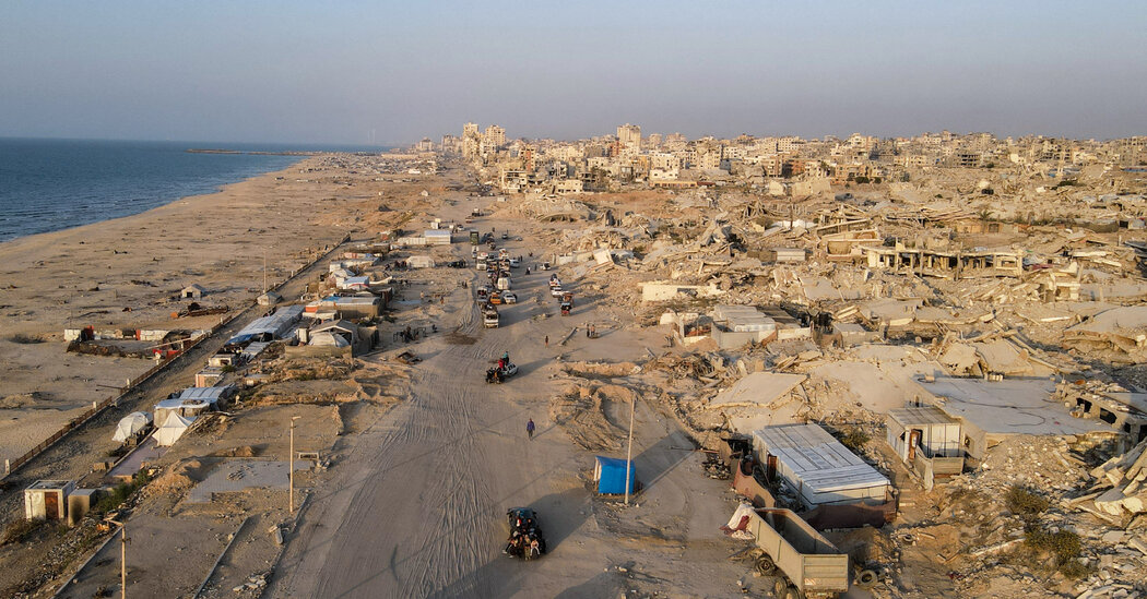 U.S. Flies Drones Over Gaza to Monitor Cease-Fire, Officials Say