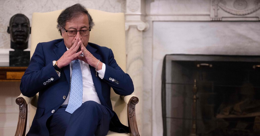 U.S. Imposes Sanctions on Colombia’s Leader, One of Trump’s Harshest Critics