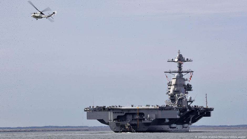 US deploys aircraft carrier to Caribbean as war fears rise