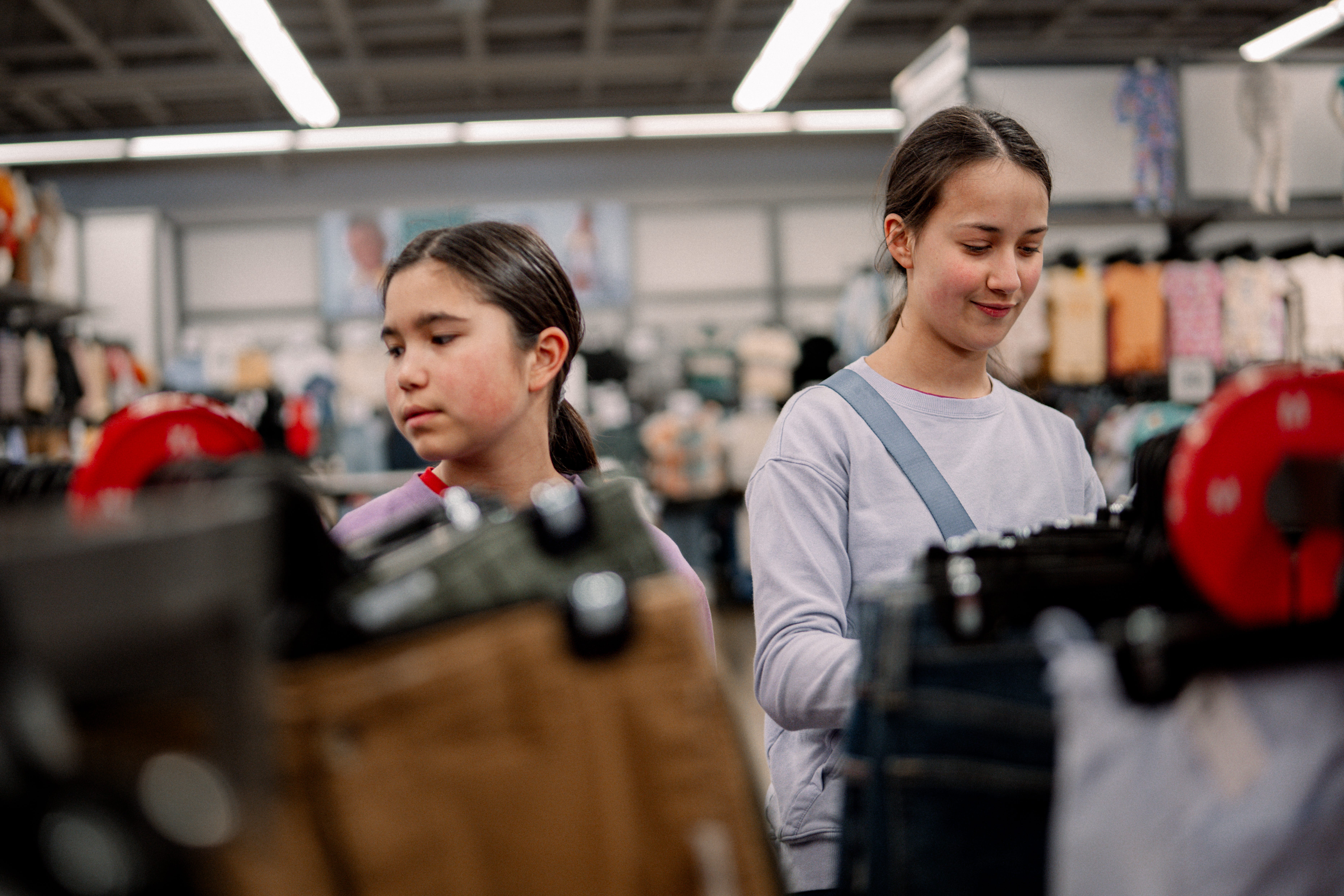 Young shoppers