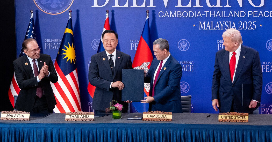 Under Trump’s Aegis, Cambodia and Thailand Agree to Resolve Border Dispute
