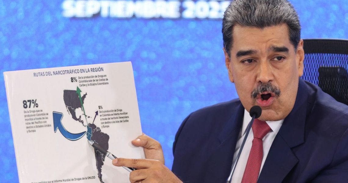 Venezuela’s Maduro says the US is fabricating a war as aircraft carrier approaches