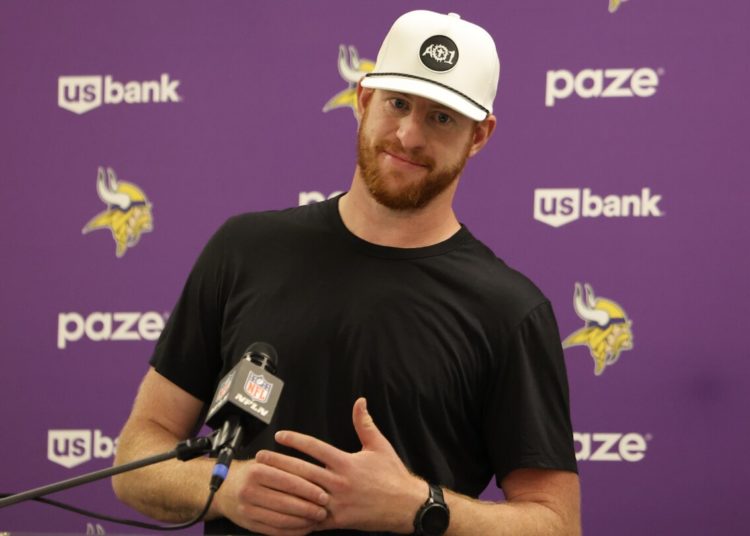 Vikings’ Carson Wentz to IR with shoulder injury that requires season-ending surgery, AP source says