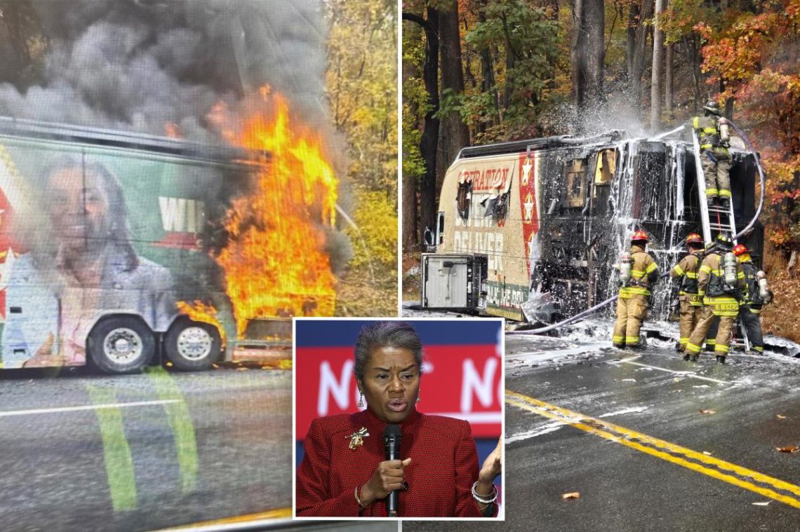 Virginia gov hopeful Winsome Earle-Sears’ campaign bus caught on fire days before Election Day