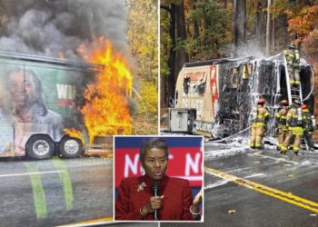 Virginia gov hopeful Winsome Earle-Sears’ campaign bus caught on fire days before Election Day