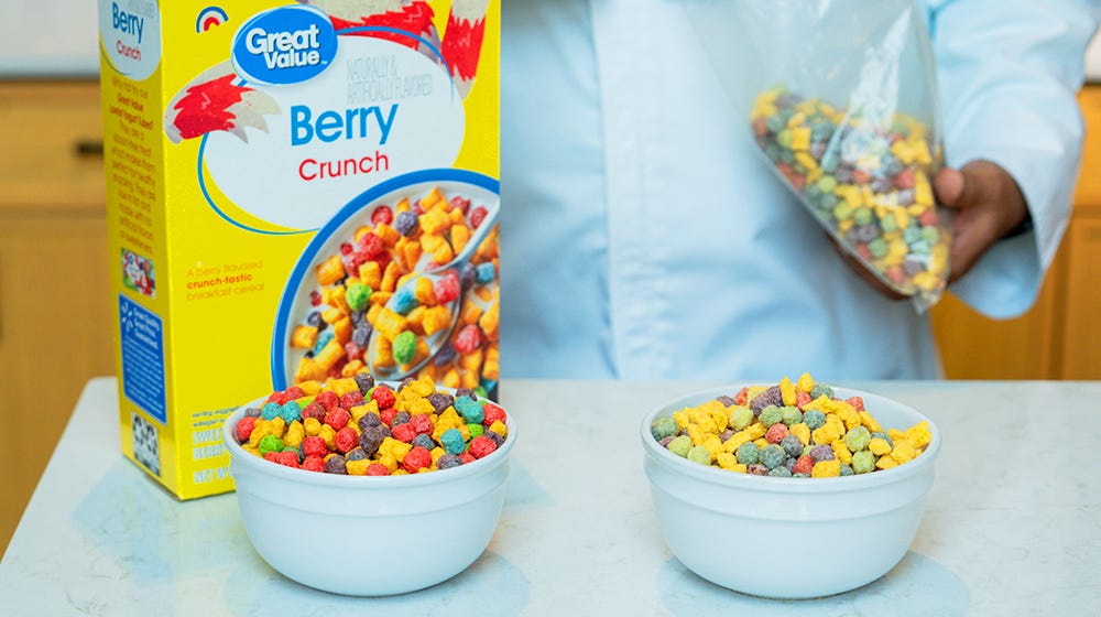 Walmart is removing certain dyes and artificial ingredients from its store brands.