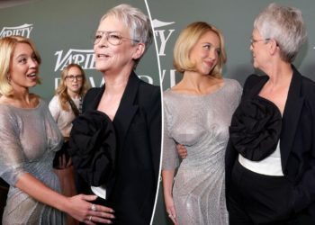 Watch Jamie Lee Curtis’ live reaction to Sydney Sweeney’s see-through dress on red carpet