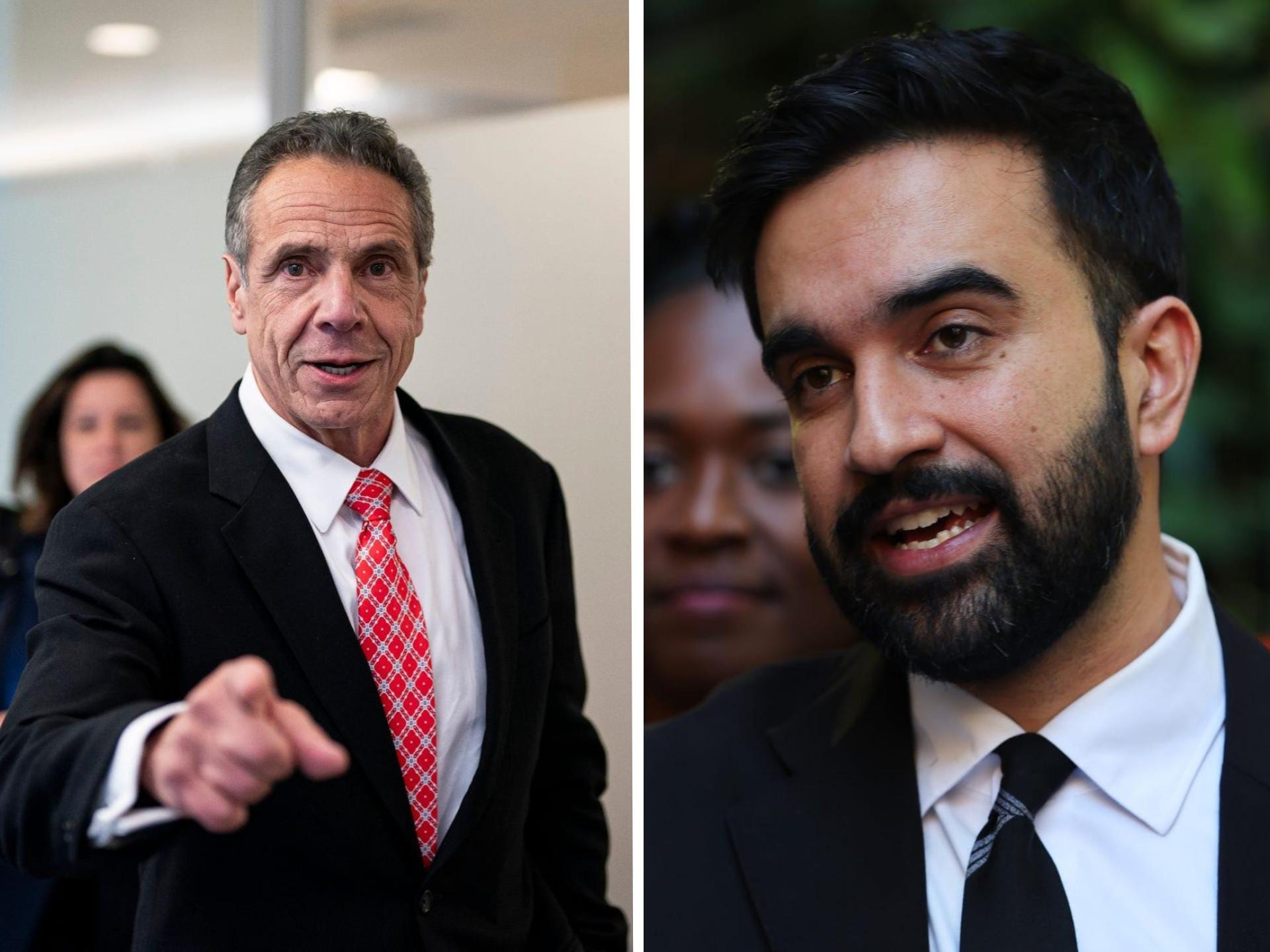 Andrew Cuomo and Zohran Mamdani
