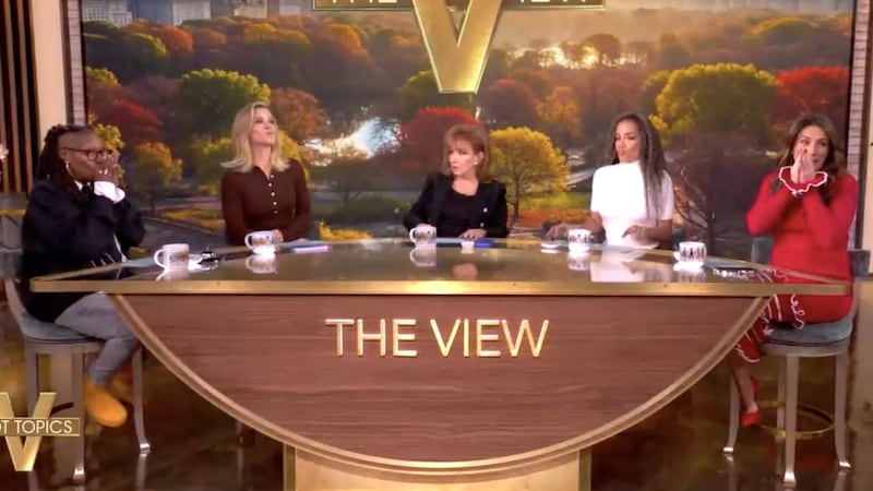 The View after Goldberg was bleeped on air Oct 30 2025