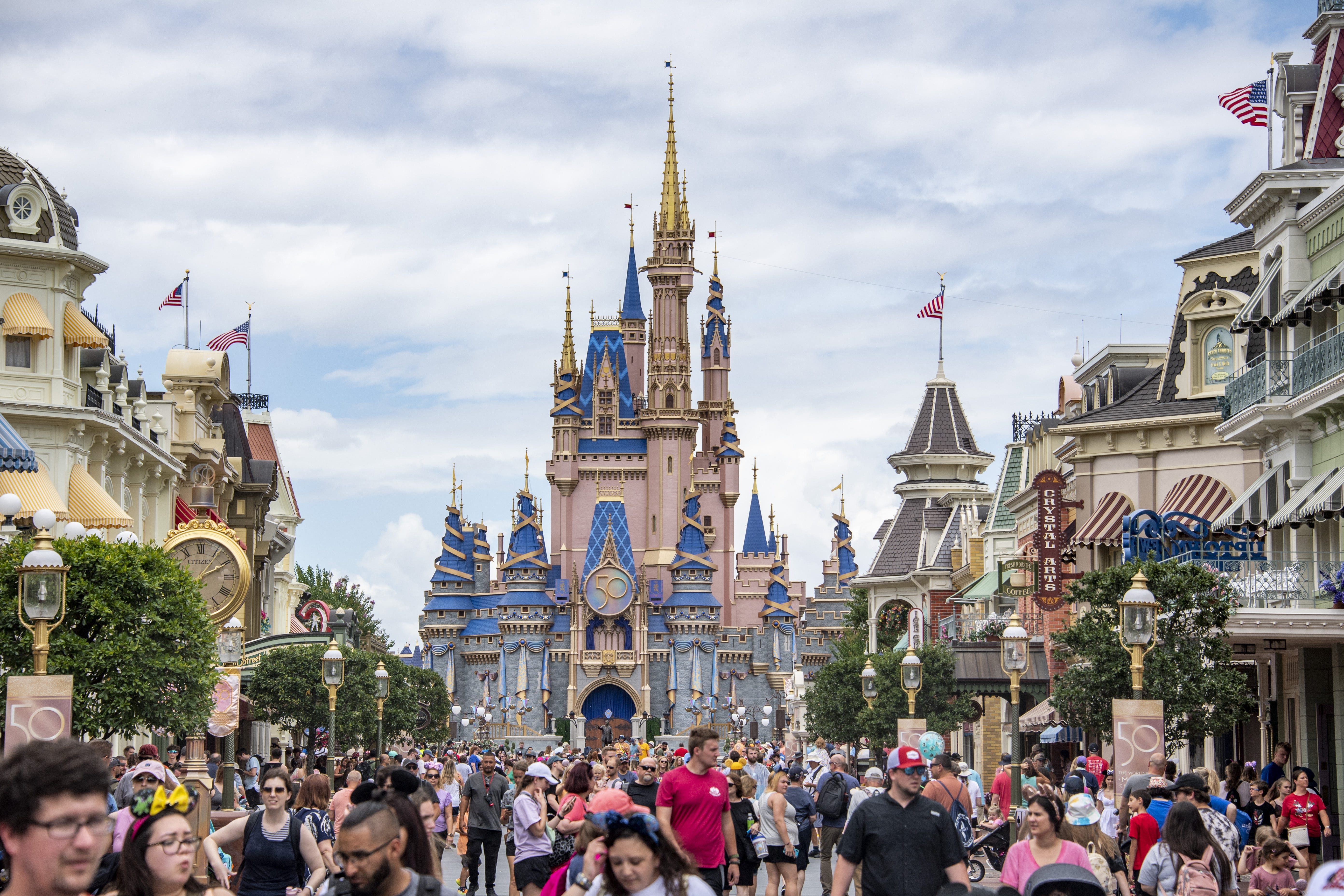 Disney World crowd