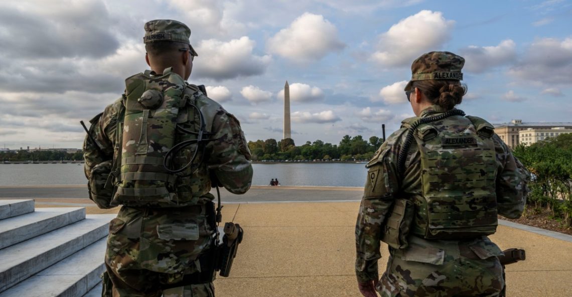 Why does Trump want the National Guard doing crowd control?