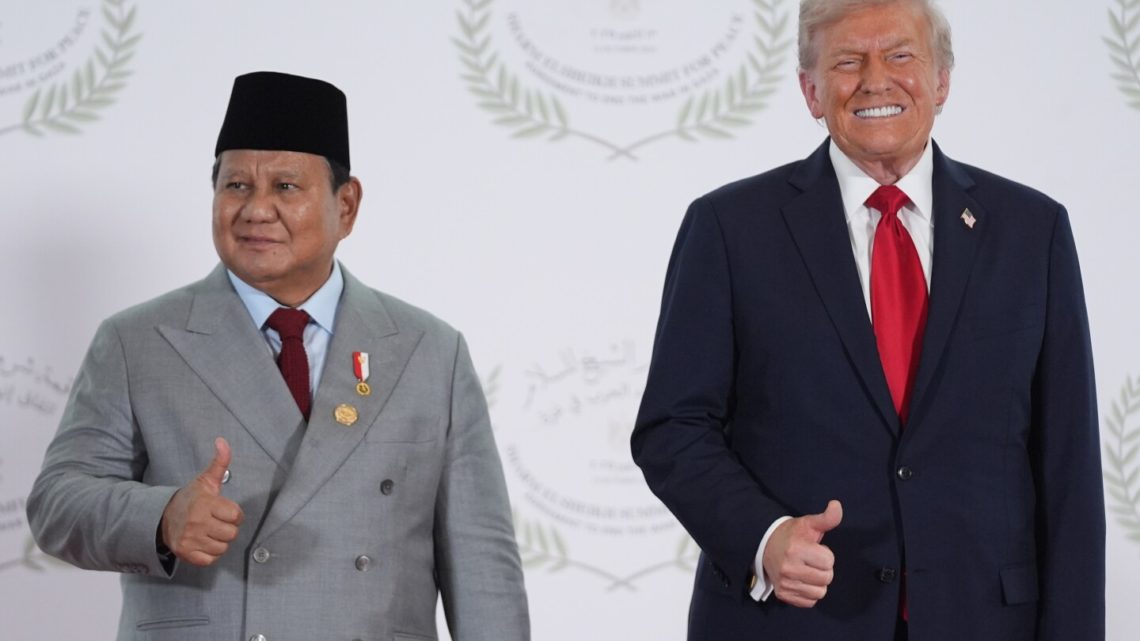 With fragile Gaza ceasefire holding, Trump wants to make headway on Indonesia-Israel normalization