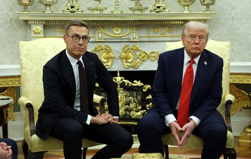 Finnish President Alexander Stubb was asked if he personally believed President Trump deserved the Nobel Peace Prize on Thursday and said did not endorse while sitting directly next to the president.