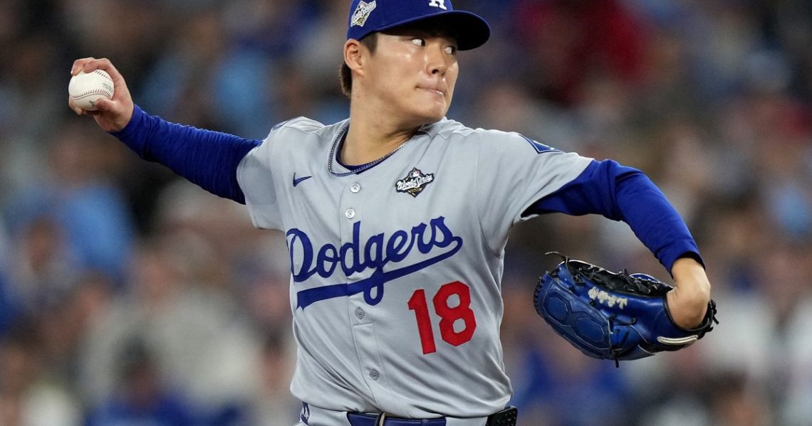 Yamamoto throws first World Series complete game since 2015 as Dodgers beat Blue Jays 5-1 in Game 2