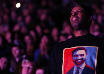 Zohran Mamdani, Bernie Sanders and Alexandria Ocasio-Cortez slam Trump at raucous rally