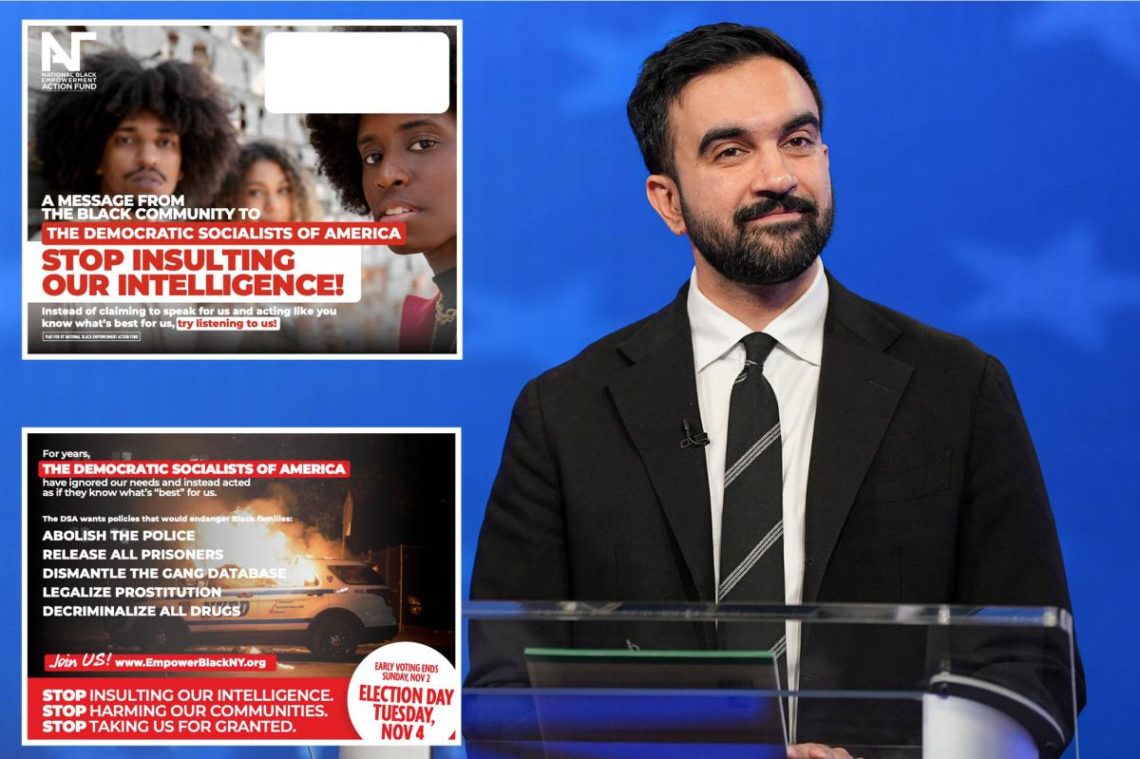 Zohran Mamdani, Democratic Socialists’ agenda is bad for black New Yorkers, advocacy group says