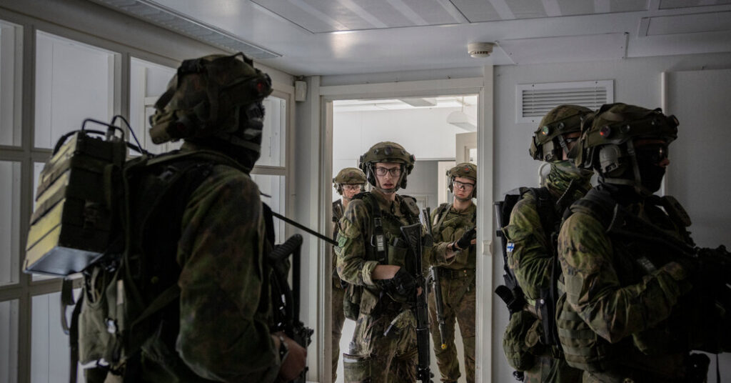 A Draft or Volunteers? Russian Threat Prompts Urgent Debate in Europe.