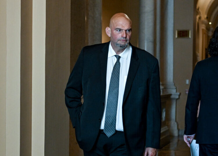 Fetterman Is Released From the Hospital After a Fall