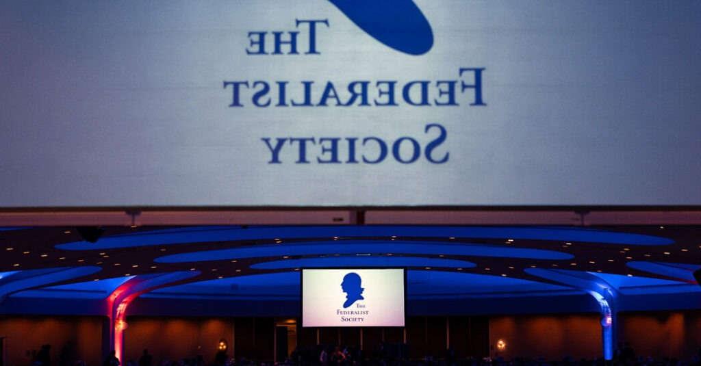 The Federalist Society Is Torn Between Its Legal Philosophy and Trump’s Demands