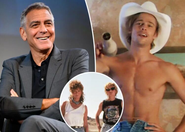 George Clooney recalls losing ‘Thelma & Louise’ role to Brad Pitt: ‘Motherf—er’
