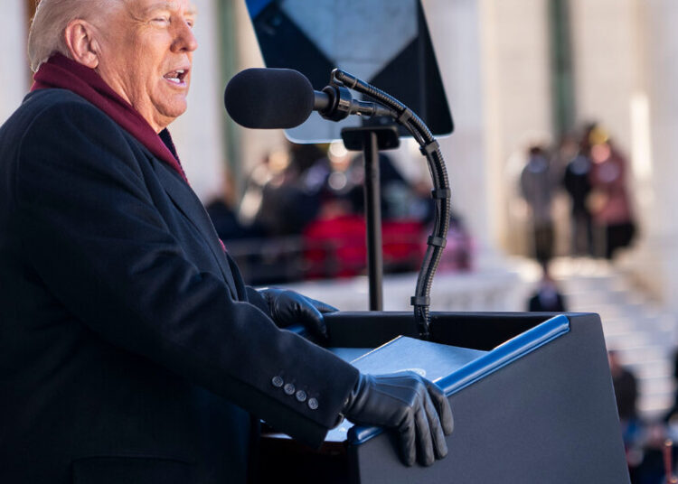 Trump Lauds ‘Very Big’ Shutdown Victory for G.O.P. in Veterans Day Speech