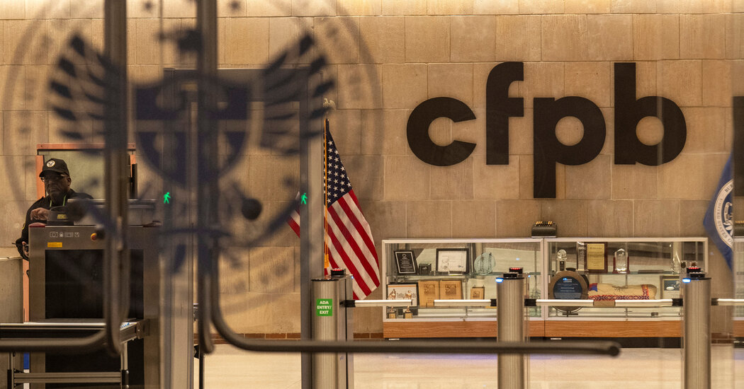 As Consumer Bureau’s Cash Dwindles, Trump Administration Declares Its Funding Illegal