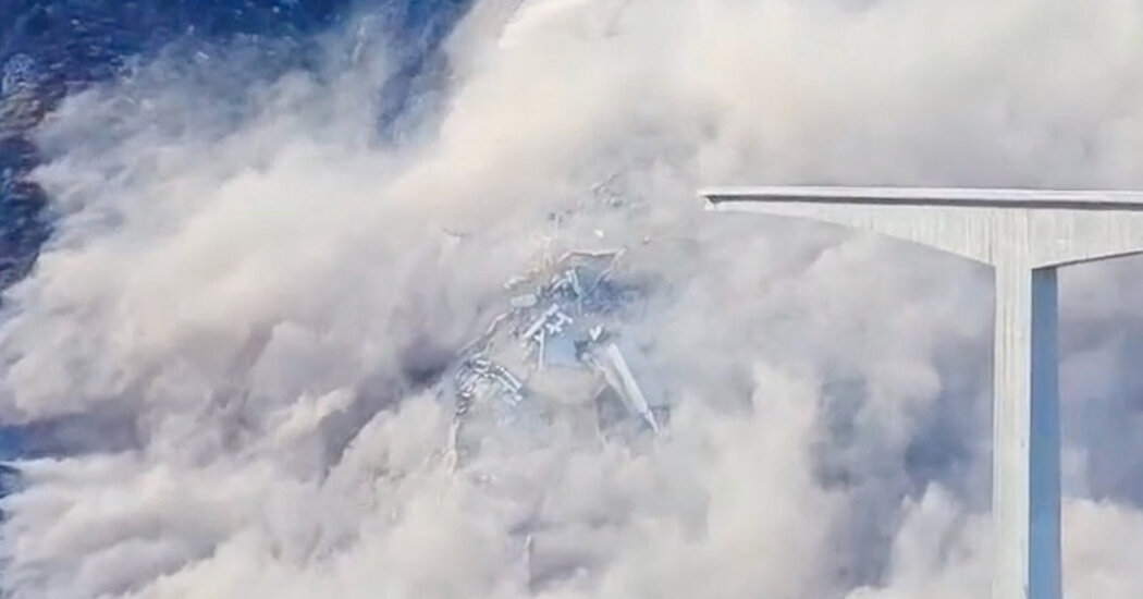 Video Shows How a New Bridge Partly Collapsed in China’s Southwest