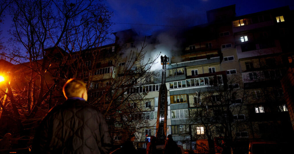 Russia Pummels Kyiv, Trying to Plunge Ukraine Into Darkness