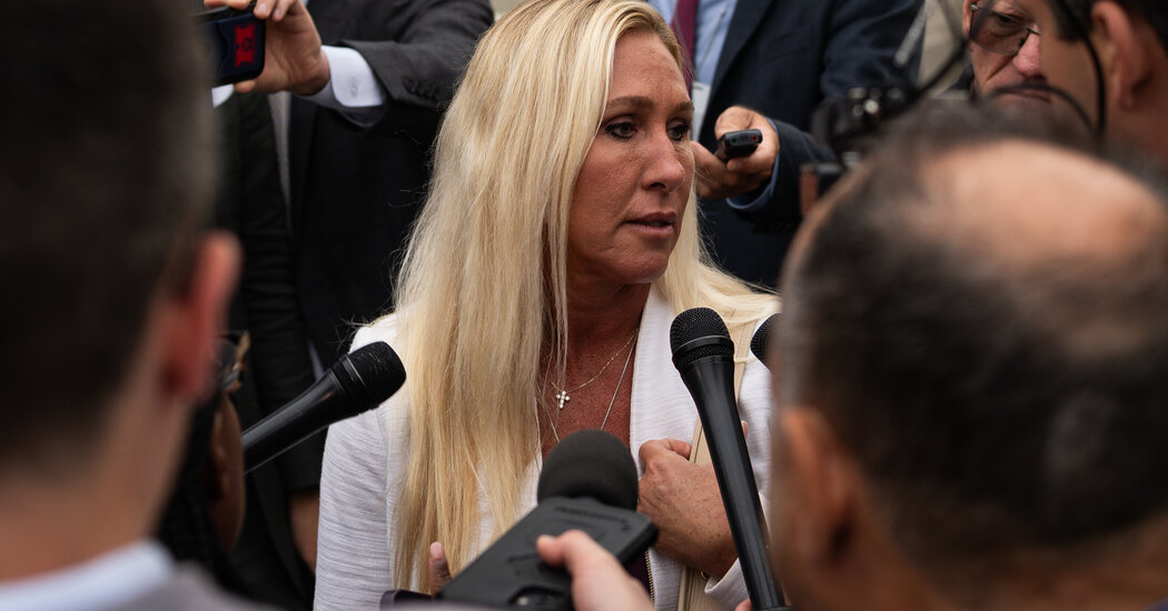 Marjorie Taylor Greene Extends an Olive Branch to Trump