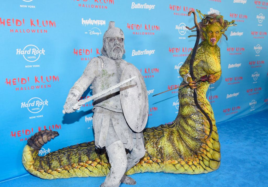 Heidi Klum and Tom Kaulitz attend Heidi Klum's 24th Annual Halloween Party