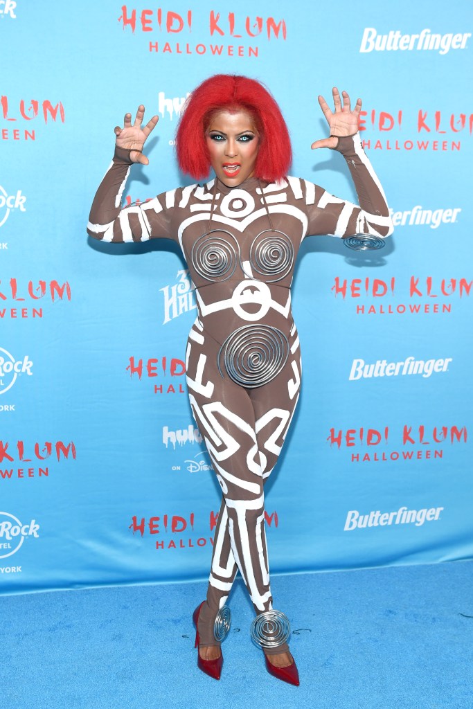 Tamron Hall attends Heidi Klum's 24th Annual Halloween Party