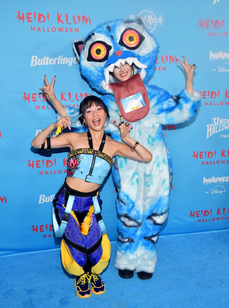Rei Ami and EJAE attend Heidi Klum's 24th Annual Halloween Party