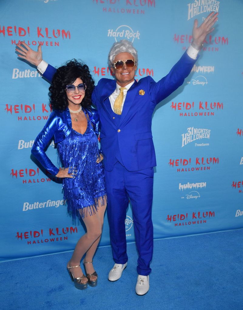 Stephanie Ruhle and Andy Hubbard attend Heidi Klum's 24th Annual Halloween Party