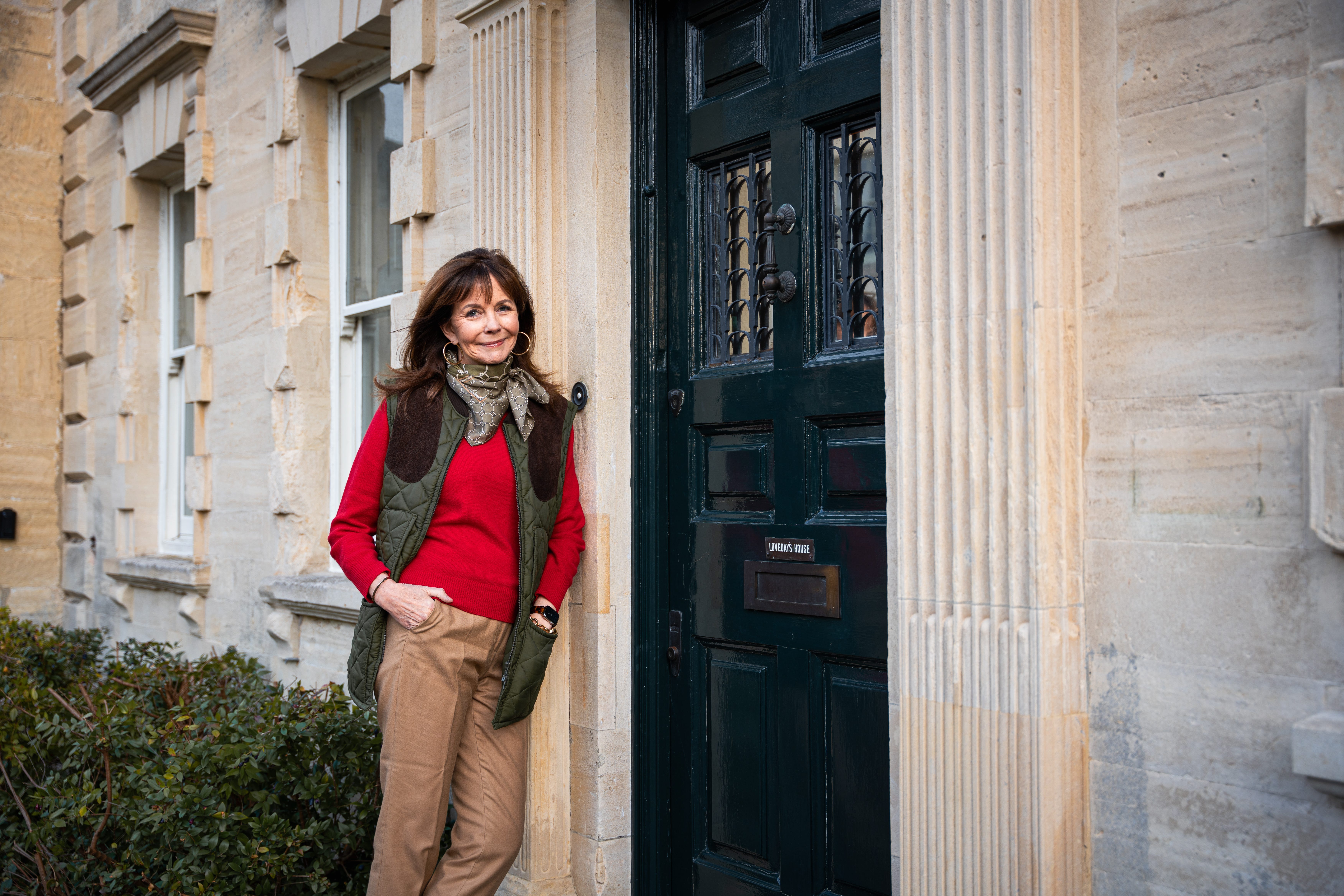 Frances Schultz and her house