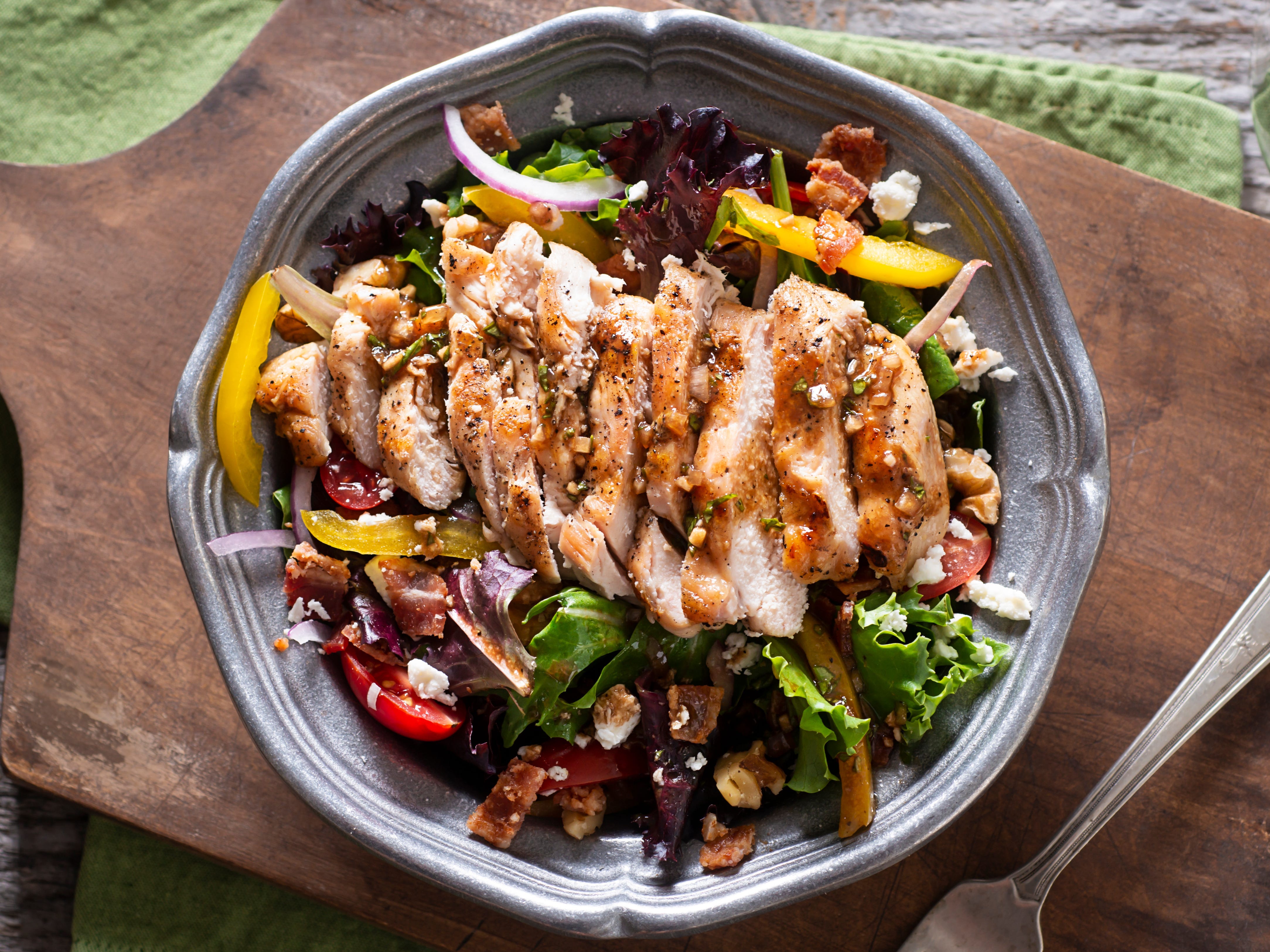Grilled chicken salad