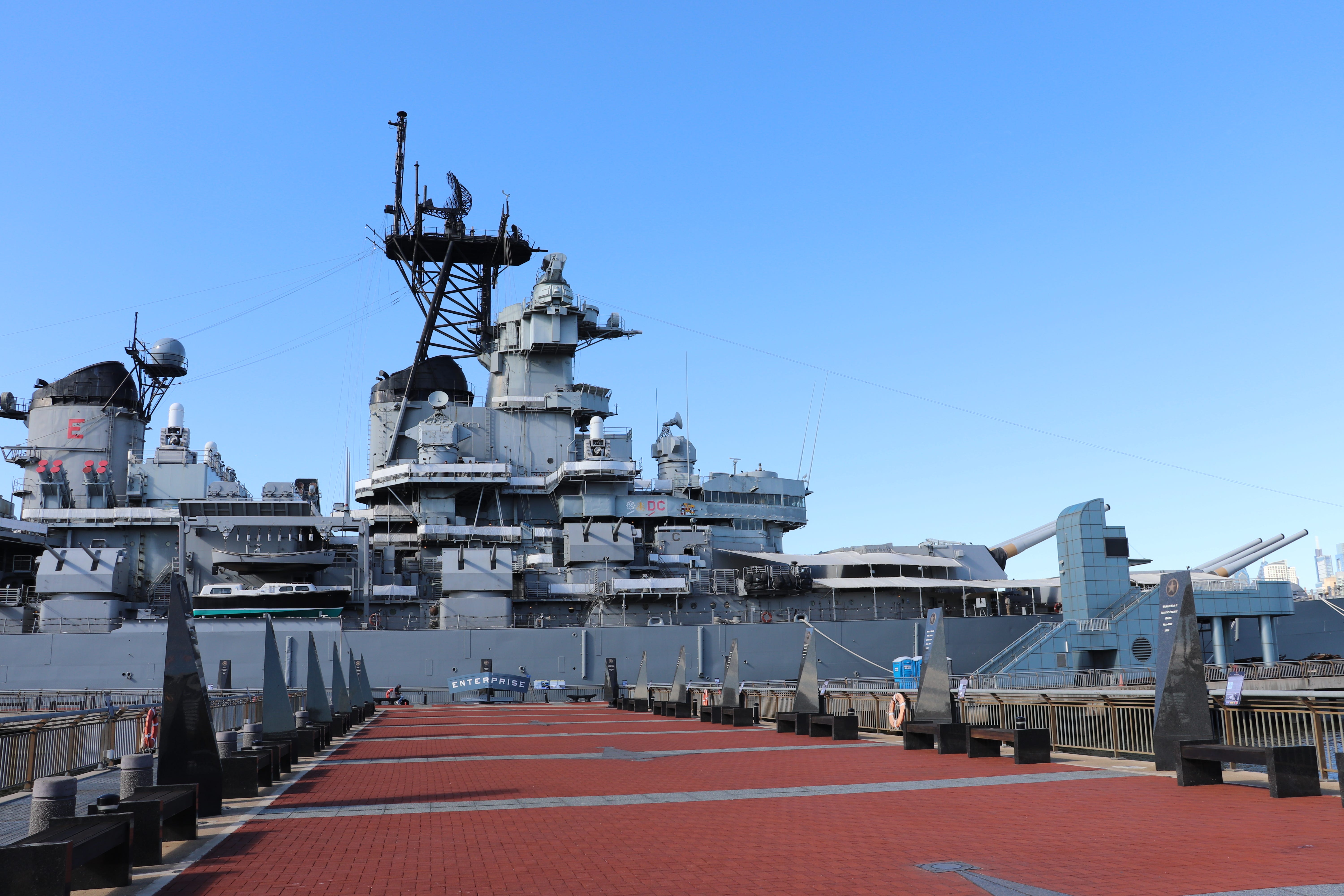 The USS New Jersey.