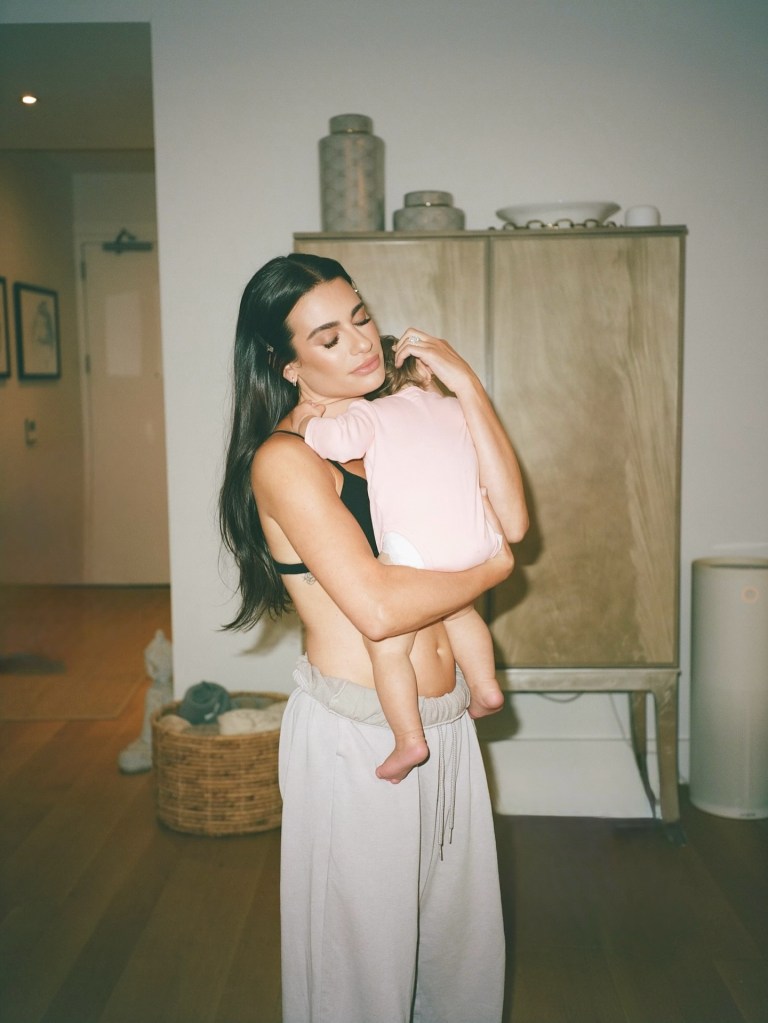 Lea Michele shows her pure “Glee” over being a mother to daughter Emery Sol, 1.