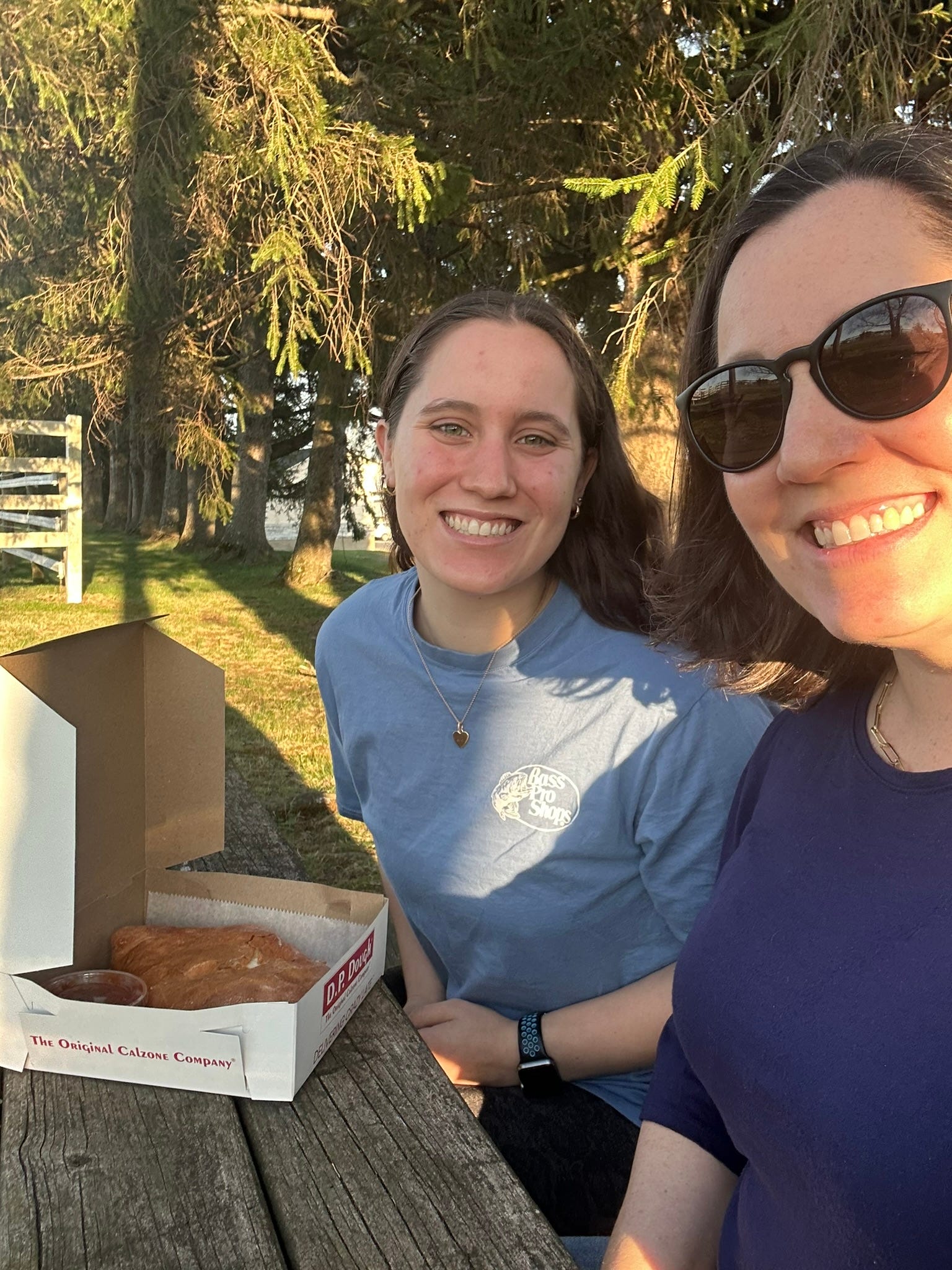 Rebecca Hastings with her daughter