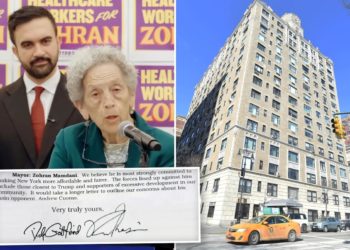 Tone-deaf Dem pols blasted for blitzing deluxe NYC building — once home to Hearst, Armani — with flyers for rich-hating Mamdani