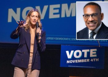 NJ Dem chair admits ‘New Jersey is a battleground state’ while stumping with Sherrill