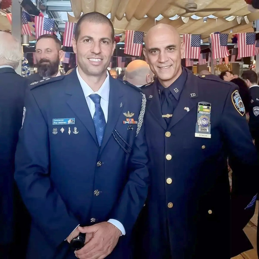 Charlie Benaim, a veteran NYPD detective, and Israeli Police Commander Roy Vaidman.