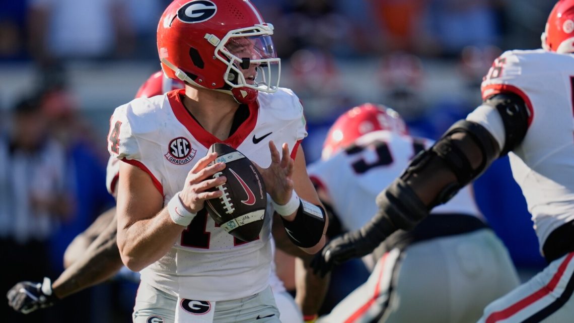 No. 5 Georgia rallies and escapes ‘Cocktail Party’ with a 24-20 victory against Florida