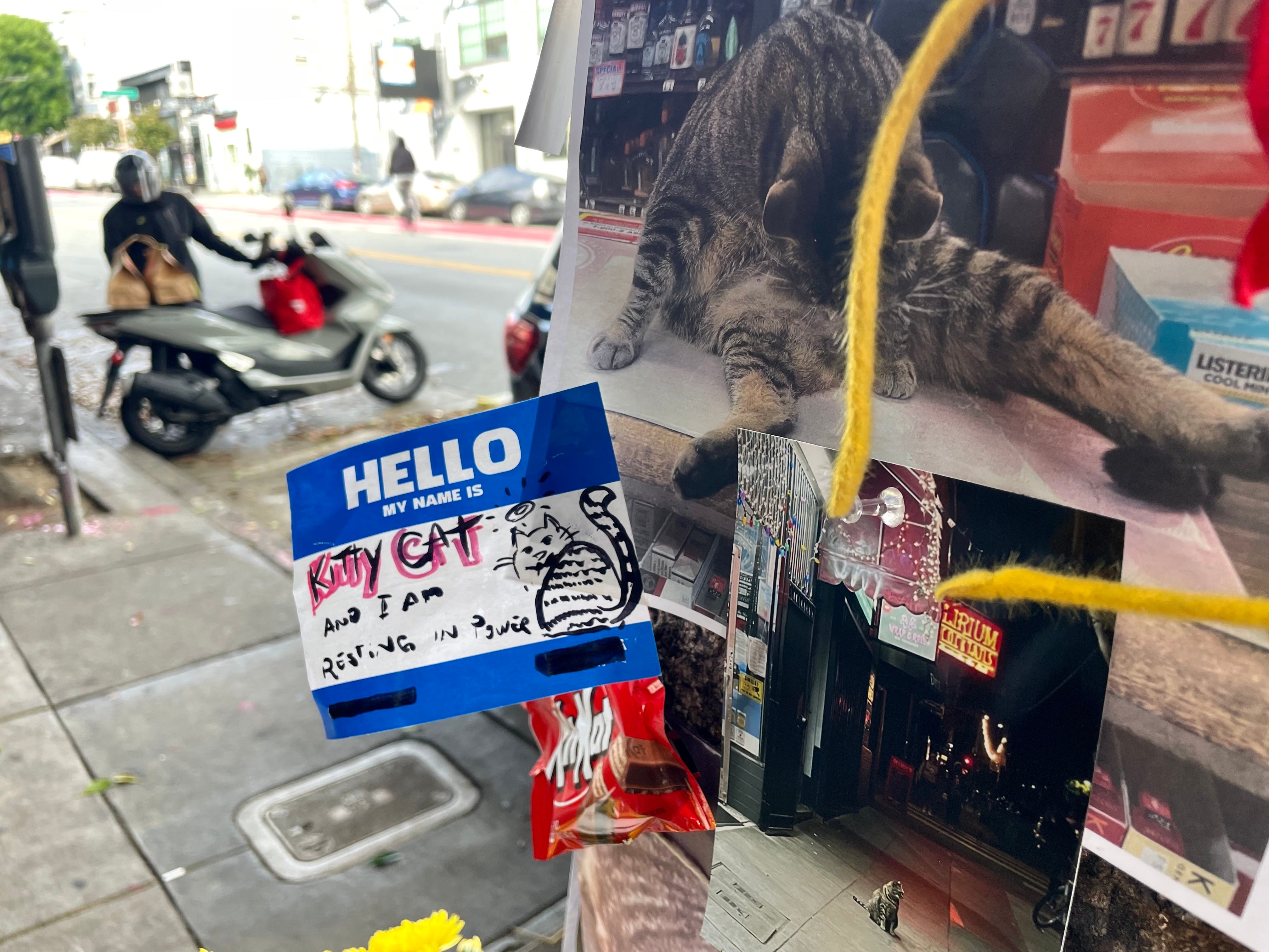 A memorial altar for KitKat